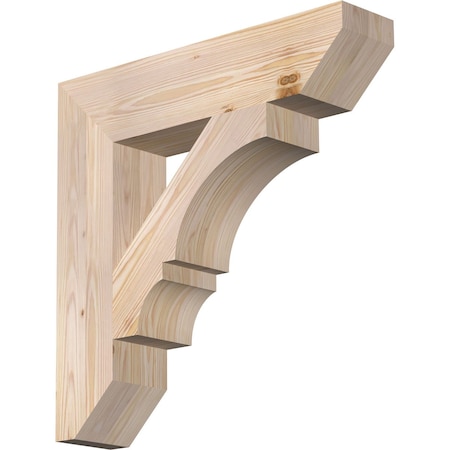 Ekena Millwork Balboa Slat Smooth Bracket, Douglas Fir, 5 1/2"W x 26"D x 26"H BKT06X26X26BOA06SDF